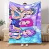 Music Festival Dreams Flannel Blanket Super Soft Warm Cozy Blanket For Sofa Bed Office Travel Allseason Home Decor Gift