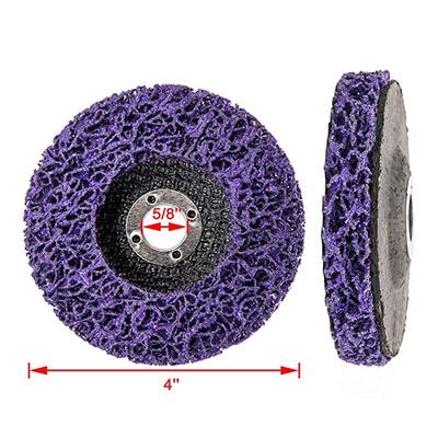 Stainless Steel Grinding and Polishing Wheel for Paint, Rust, Wood, Plastic, and Nylon Removal