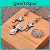 Exquisite Titanium Steel Large Rabbit Necklace For Men And Women With Lucky Star Design