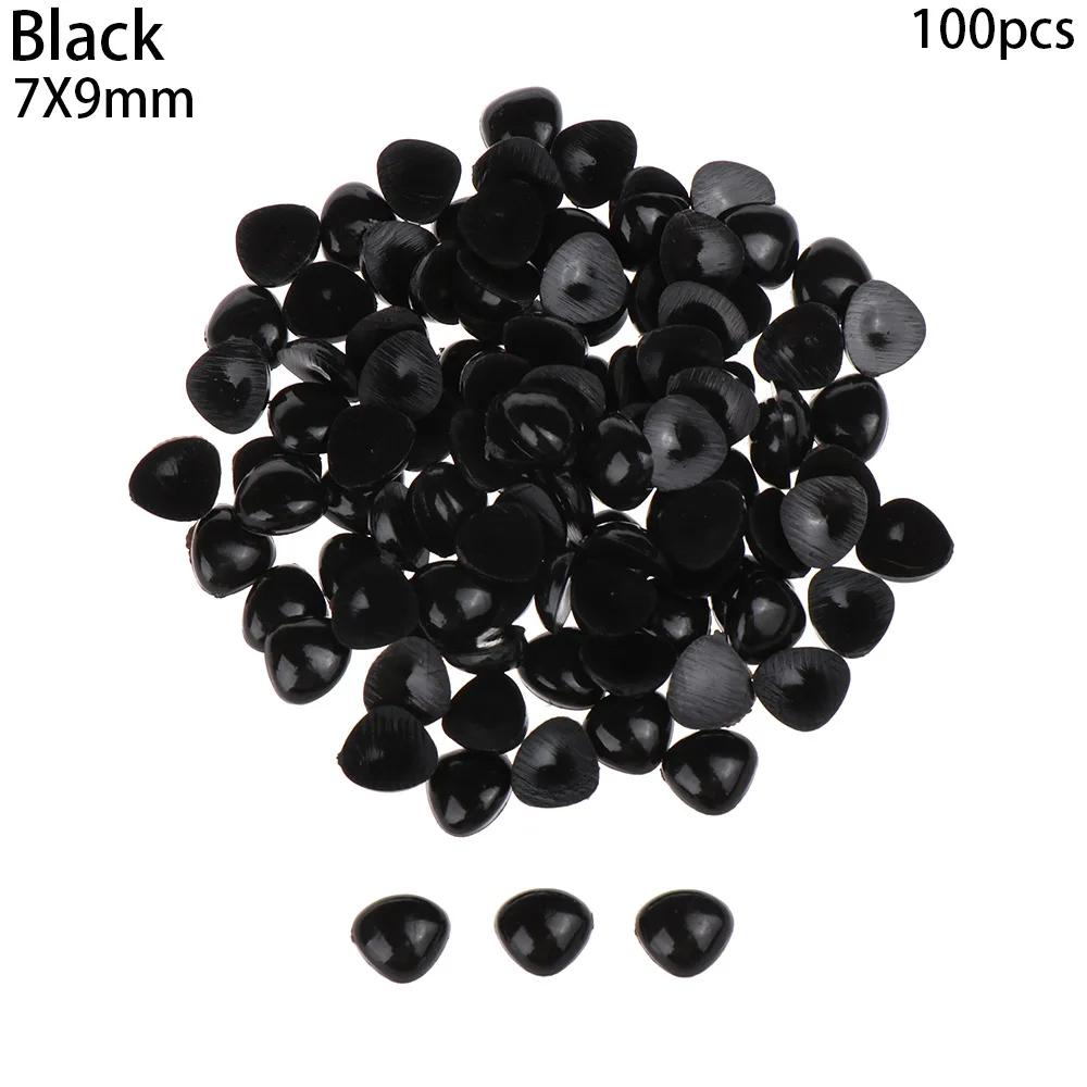 100Pcs/Pack Plastic Triangle Noses For Dolls Toys For Bear Buttons Toy DIY Crafts Safety Child Kids Dolls Nose Accessories
