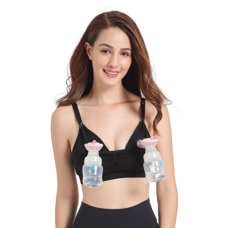 Breathable Hands-Free Wireless Pumping Bra for Breastfeeding