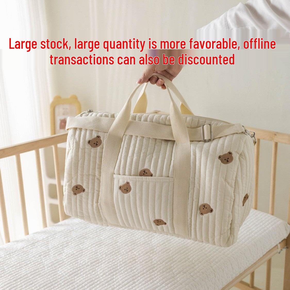 

Large Capacity Lightweight Embroidered Crossbody Travel Bag