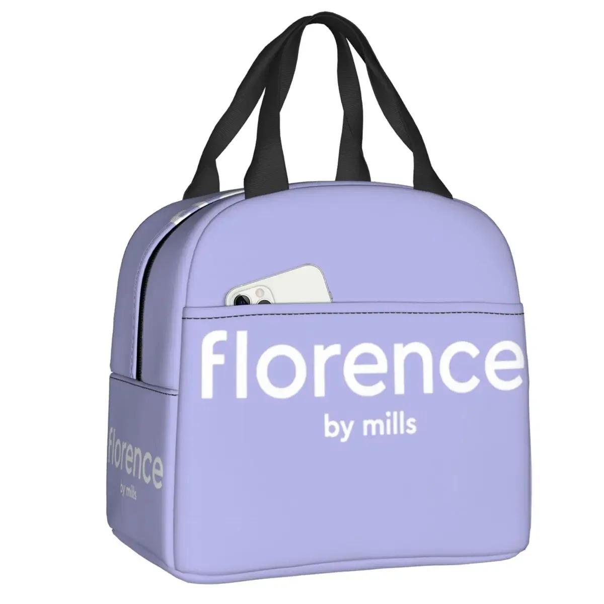 

Florence By Mills Ізольована сумка для ланчу для пікніка на природі, непротікаюча, термоізольована, для бенто-боксів, жіноча, дитяча, шкільна, для їжі, сумки-тоут 22x20x13CM армія зелений колір