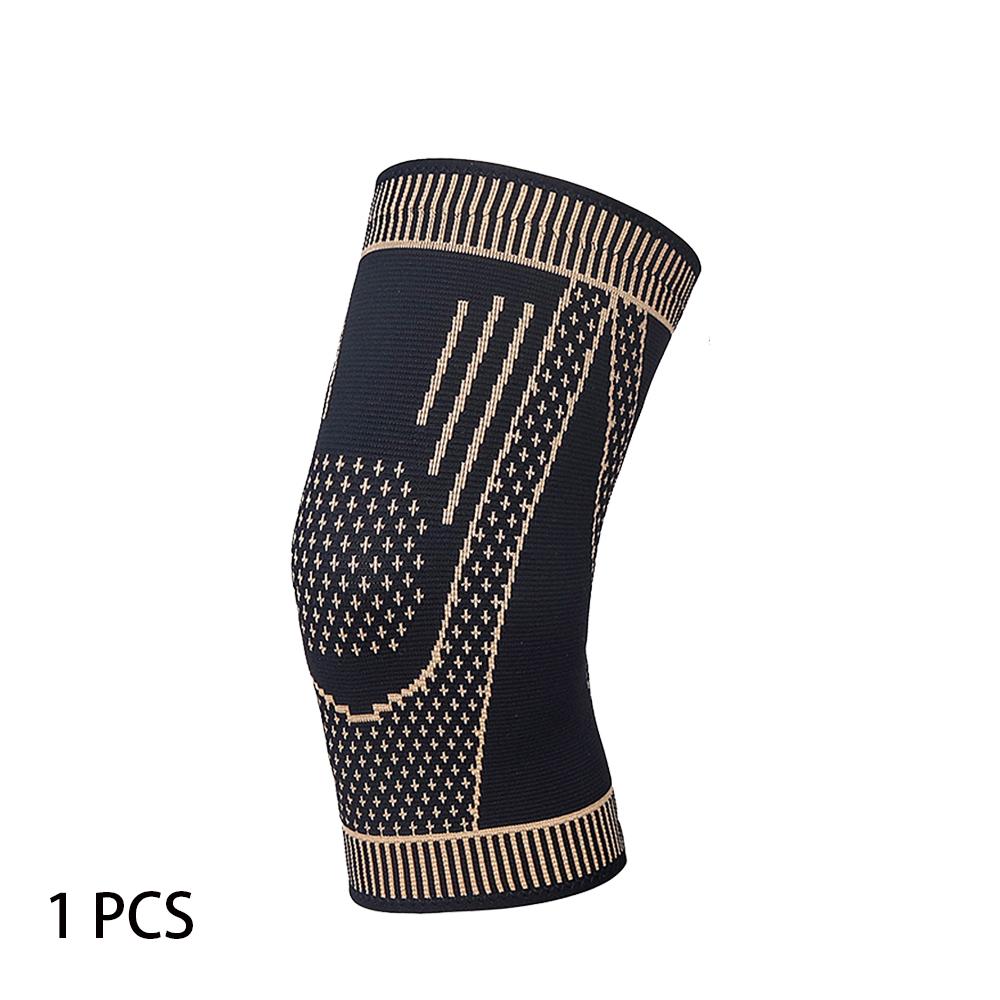 

1/2 шт. медные наколенники от боли в колене, компрессионные рукава для коленей, поддержка для мужчин, женщин, наколенники для бега S