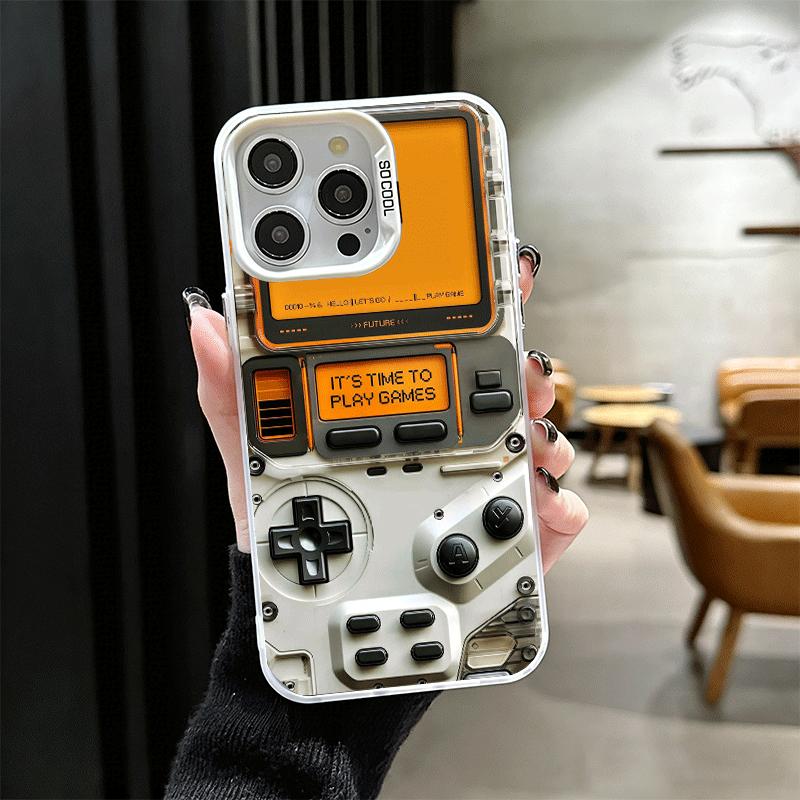 

Game Console Fashion Boy Soft Phone Case for iPhone 15 16 17 Pro Max 17Air 16E 14 Plus 13 12 Mini Shockproof Cover Back Shell iPhone 13 Mini