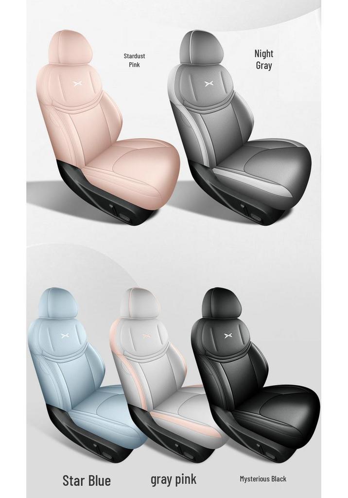 XPeng MONAM03 Leather Car Seat Cushion Set - Universal All-Season Full Coverage for Five Seats