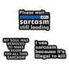 2-5pcs/set Quotes Enamel Pins Custom Psychology Have You Seen This Wizard This Is Trifficult Metal Brooches Badge Jewelry Gifts