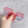 Fashion Heart Kids Sunglasses Children Retro Cute Pink Cartoon Sun Glasses Frame Girls Boys Baby Sunglasses UV400 Eyewear