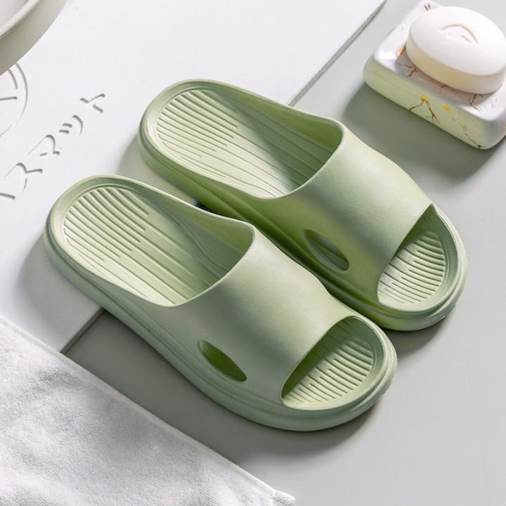 Unisex Summer Bathroom Slippers: Lightweight, Thick-Soled, Indoor Cool Shoes for Couples