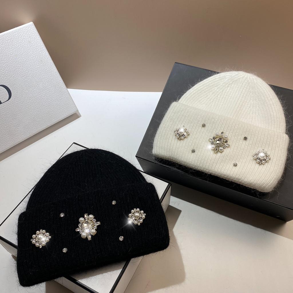 New Arrivalretroknitting Hat Fall and Winterheattechthickenedstuffedfashionable Hat for Women