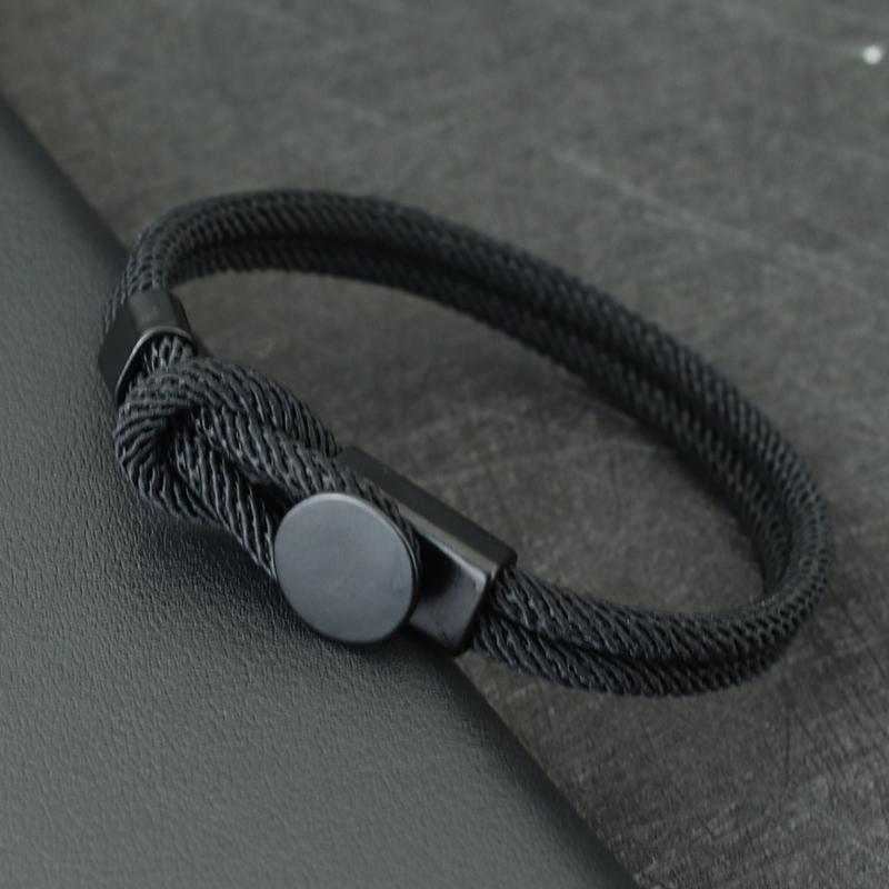 

Handmade Bilayer Luck Red String Bracelet Unisex Christmas Festival Gifts Wish Braslet Joias Party Leisure Friendship Pulseira чорний