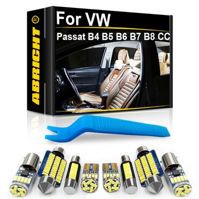 Oświetlenie wnętrza samochodu LED Canbus dla VW Passat B4 B5 B6 B7 B8 CC 1994 1995 1996 2004 2009 2012 2014 2018 Auto