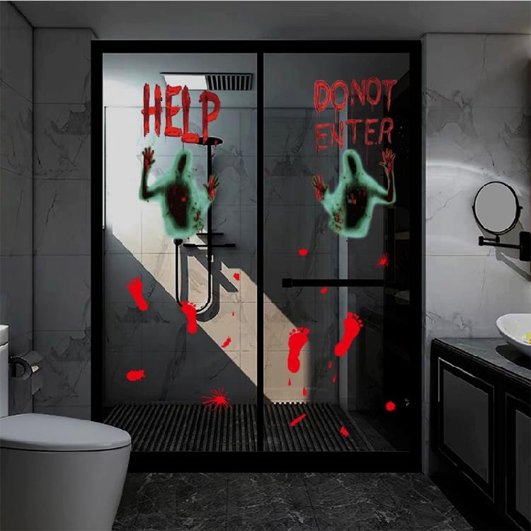 Halloween Stickers Decorations Clings for Adults for Auto Door Window Home Tags