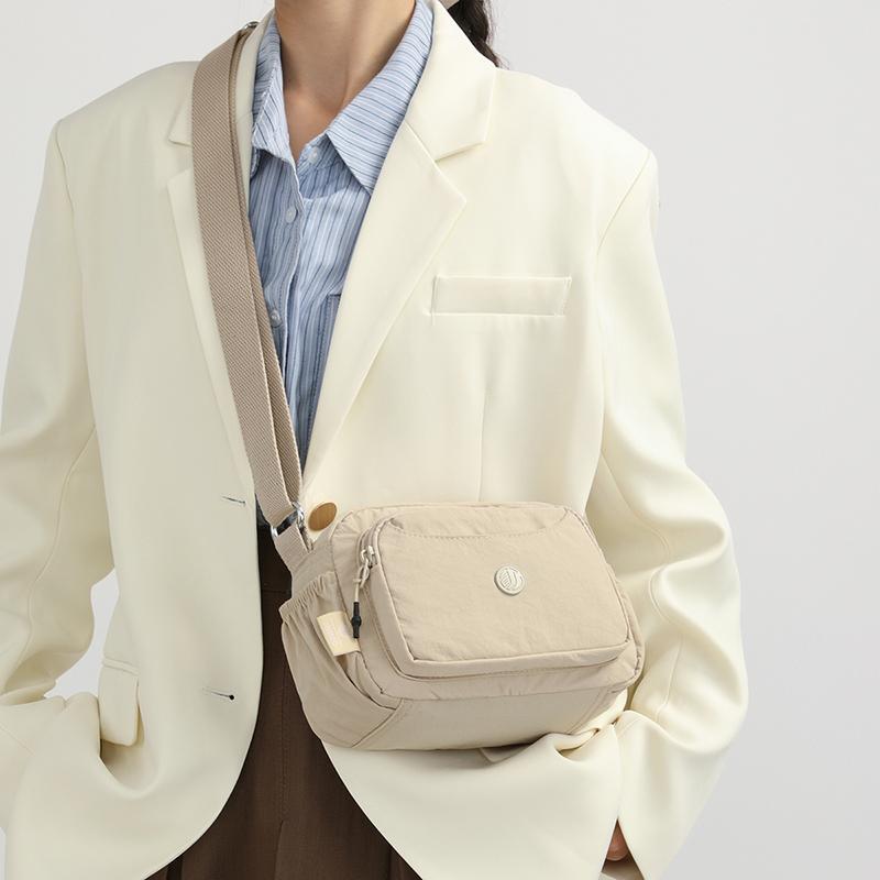 Nylon Bag Women's Crossbody Shoulder Bag Multi-Layer Large Capacity Waterproof Mother Bag