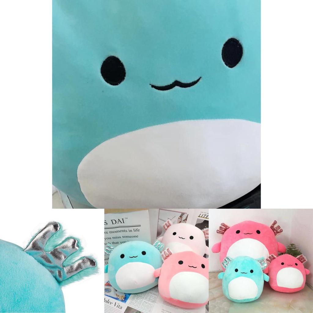 Adorable Blue Salamander Plush Toy For Kids 20cm 30cm 40cm Sizes