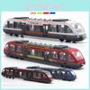 Premium Alloy High-speed Subway Train Model Slide Toy For Kids In Random Colors