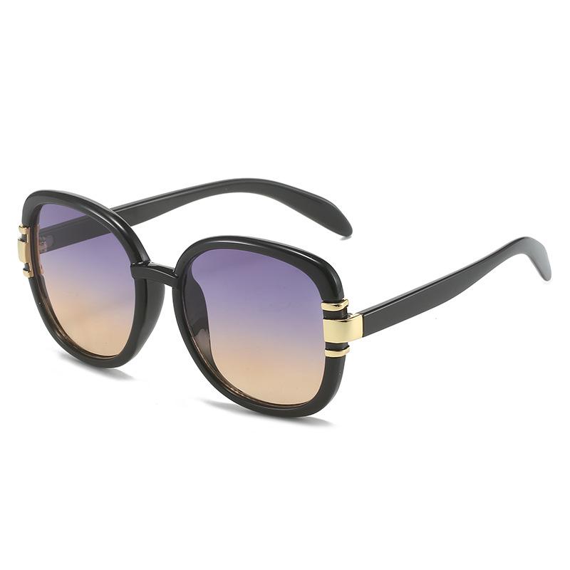 2023 Trendy Oval Sunglasses - European & American Street Style, Influencer Inspired, Hand-Grip Design for Women