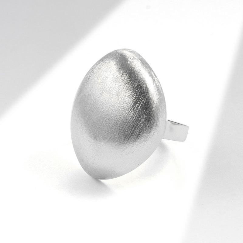 Fashion Personalized Index Finger Ring Niche Design Geometric Twist Open Ring Temperament Retro Couple Ring for Girlfriend Simple Geometric Ring