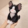 26-40Cm Cartoon Devon Cat Plush Doll Pillow Black Grey Cute Sitting Cat Animal Stuffed Toy Home Decoration Gift For Children