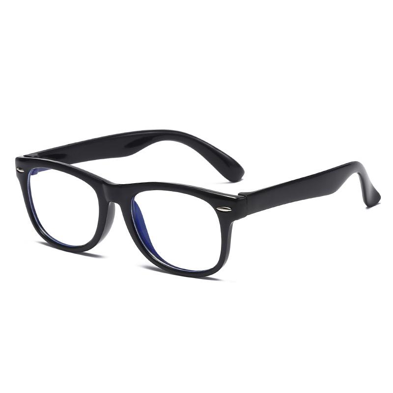 Anti Blue Light Kids Glasses Children Square Optical Eyeware Boy Girls Square Computer Transparent Eyeglasses Silicone Frame