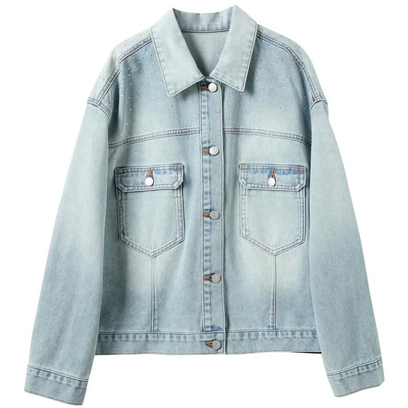 Women's Casual Loose Fit Denim Jacket