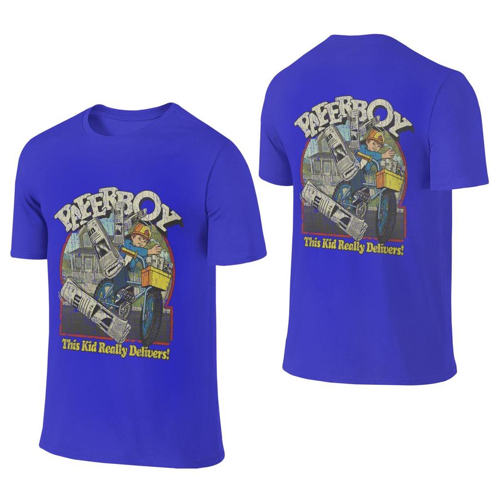 Paperboy Arcade 1985 Couple Style Reversible Tshirt Urban Light Mature Embroidery Unisexs Tshirts