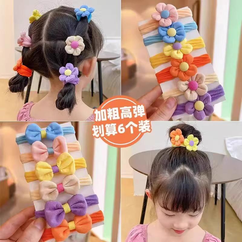 Ponytail Cute Children Girls Do Not Hurt Hair Bands