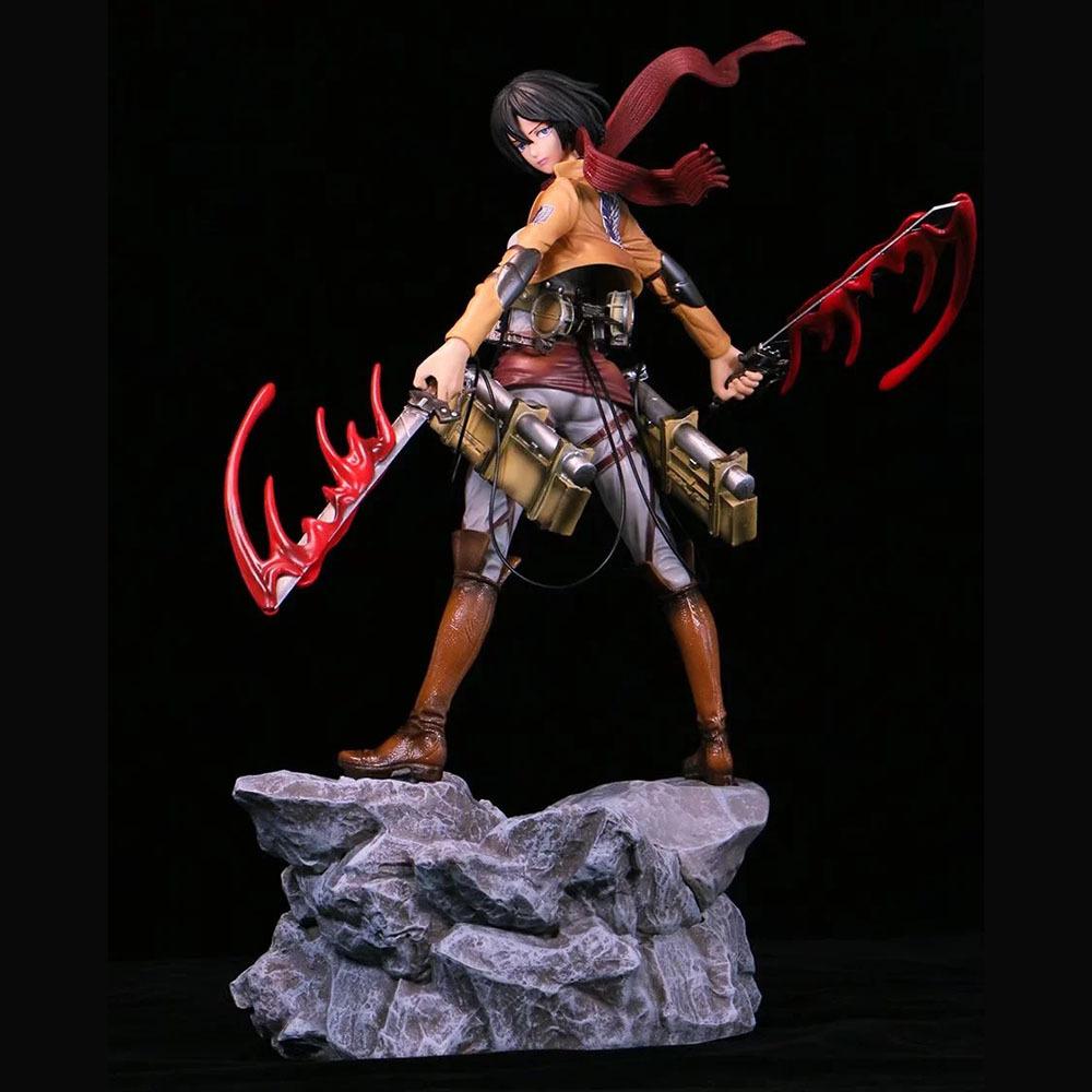 Ataque a los Titanes Levi Figura de Anime Estatua Estática Creatividad Coleccionable Modelo Juguete Decoraciones de Escritorio de Oficina Regalos Periféricos