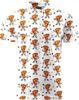 Dinosaur Print Short Sleeve Polo, Stylish Casual Top for Everyday Wear