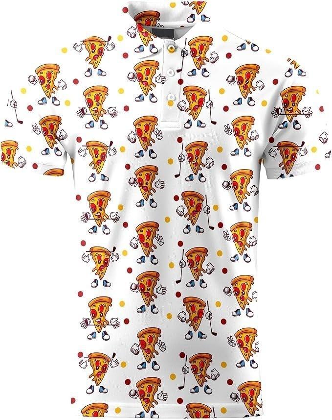 Dinosaur Print Short Sleeve Polo, Stylish Casual Top for Everyday Wear