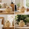 Decorative Handwoven Candle Holder Modern for Wedding Kitchen Indoor Outdoor A