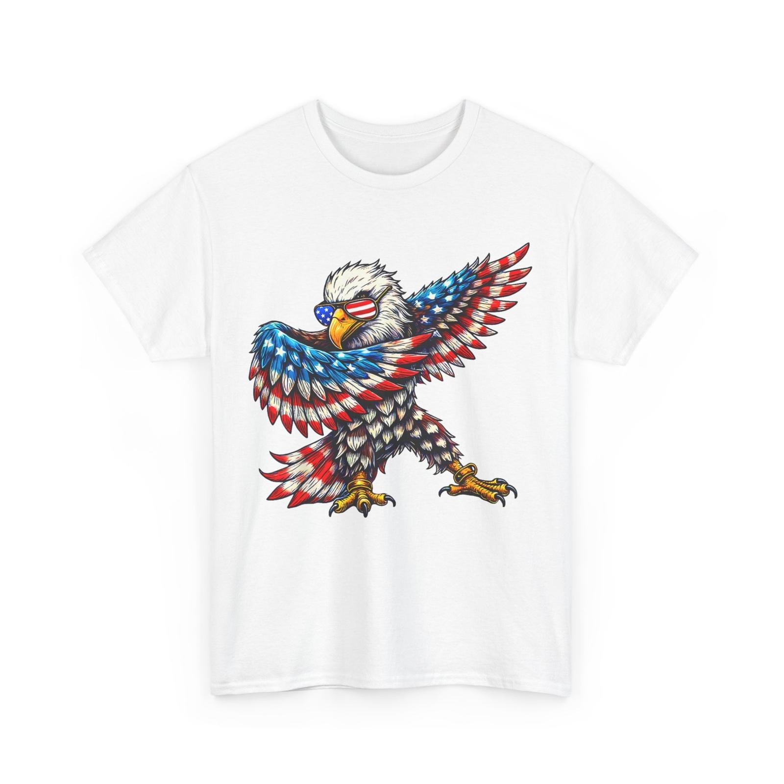 American Flag Bald Eagle Fourth of July Patriotic 4th of July Men Shirt XXXXL