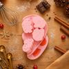 Christmas Tree Reindeer Snowflake Silicone Baking Mold Food Grade Flexible Nonstick Multi Cavity Chocolate Mousse Mold for Holiday Desserts