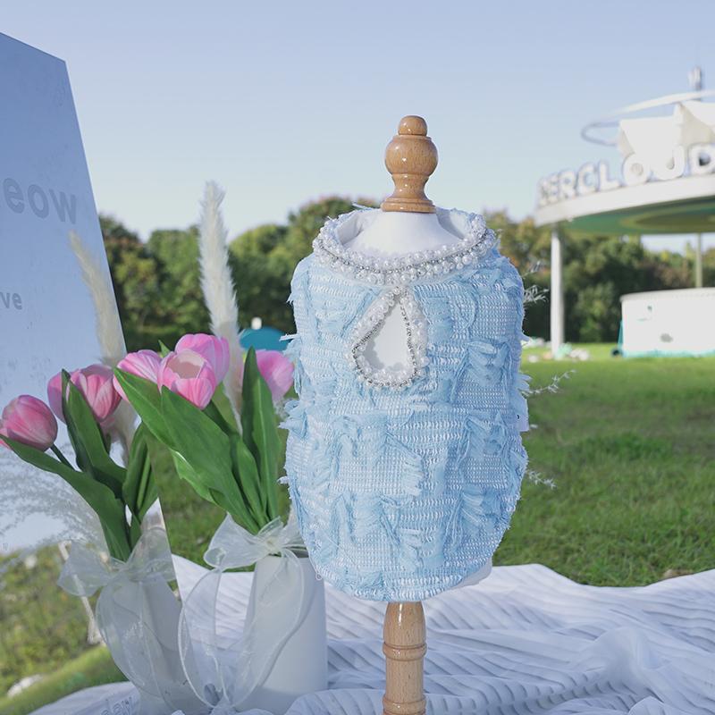 

Cat Clothes Winter Dog Dress Chihuahua Maltese Clothing Yorkies Pomeranian Shih Tzu Yorkshire Terrier Puppy Small Pet Apparel XS（old） синій