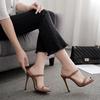 Moda 2025 Sandali da Donna Tacco Stiletto Cinturino alla Caviglia Avvolgi Piede OL Sexy Tacchi Alti Scarpe da Festa Taglia 35-40