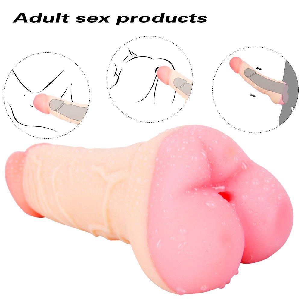 MoDi Reusable Penis Sleeve Extender Realistic Penis Condom Silicone Extension Sex Toy for Men Cock Enlarger Condom Soft Dildo