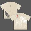 Totenkopf Ritter Print T-Shirt Berserk Anime Kleidung Herren Kurzarm Baumwoll-T-Shirts Vintage Gewaschenes Tee Harajuku Übergroßes T-Shirt