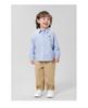 Trendy European Boys' Long Sleeve Casual Shirt - Spring/Autumn Kids' Clothing