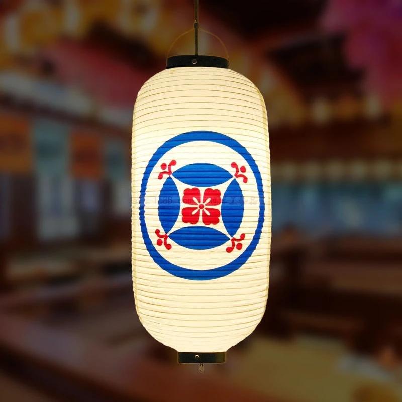 Japanese Style 25x50cm PVC Waterproof Lantern Sushi Ramen Izakaya Korean Cuisine Restaurant Pub Decor Hanging Lantern Outdoor