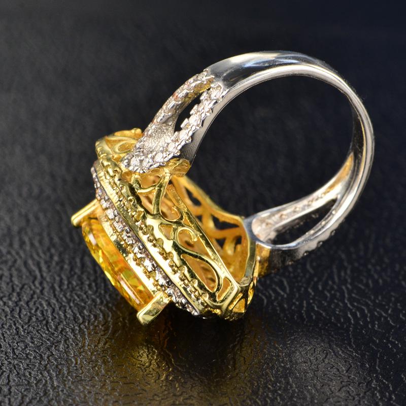 Gica Gema S925 Sterling Silber Mode Wassertropfen Temperament Klassischer Ring für Frauen Weiblicher feiner wunderschöner hochwertiger Schmuck Geschenk Hochzeit Verlobung