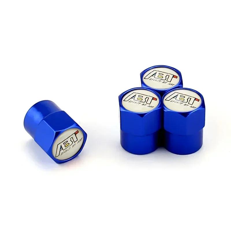 BPH1 New 4PCS Car Wheel Tire Valve Cap Cover for Volkswagen ABT R Line Polo Golf 5 6 7 Passat B5 B6 B7 Touran Bora Beetle Jetta xu2