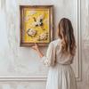 DIY Swan Pearl Art Painting for Home Wall Decor Pearl Gem Paintings Picture Arts Craft  for Adults/Beginners Gift Idea Home Decor Without Frame