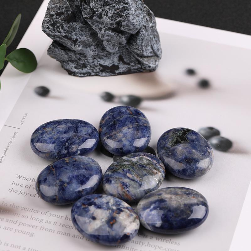 Natural Raw Crystal Hot Compress Stone: Beauty Massage SPA Essential Oil Desktop Ornament