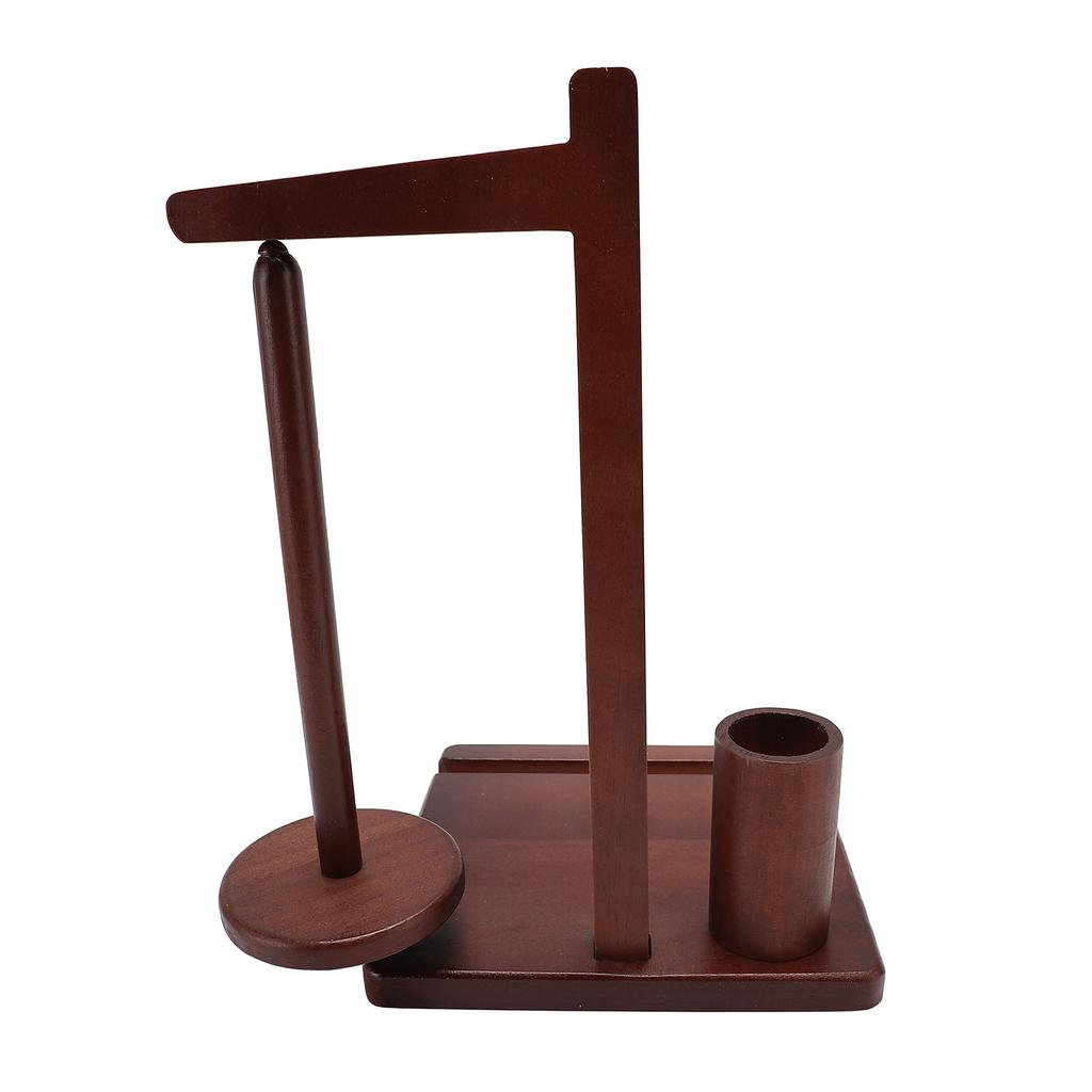 Yarn Holder Multifunctional Magnetic Wooden Knitting Yarn Rack Stand Phone Holder