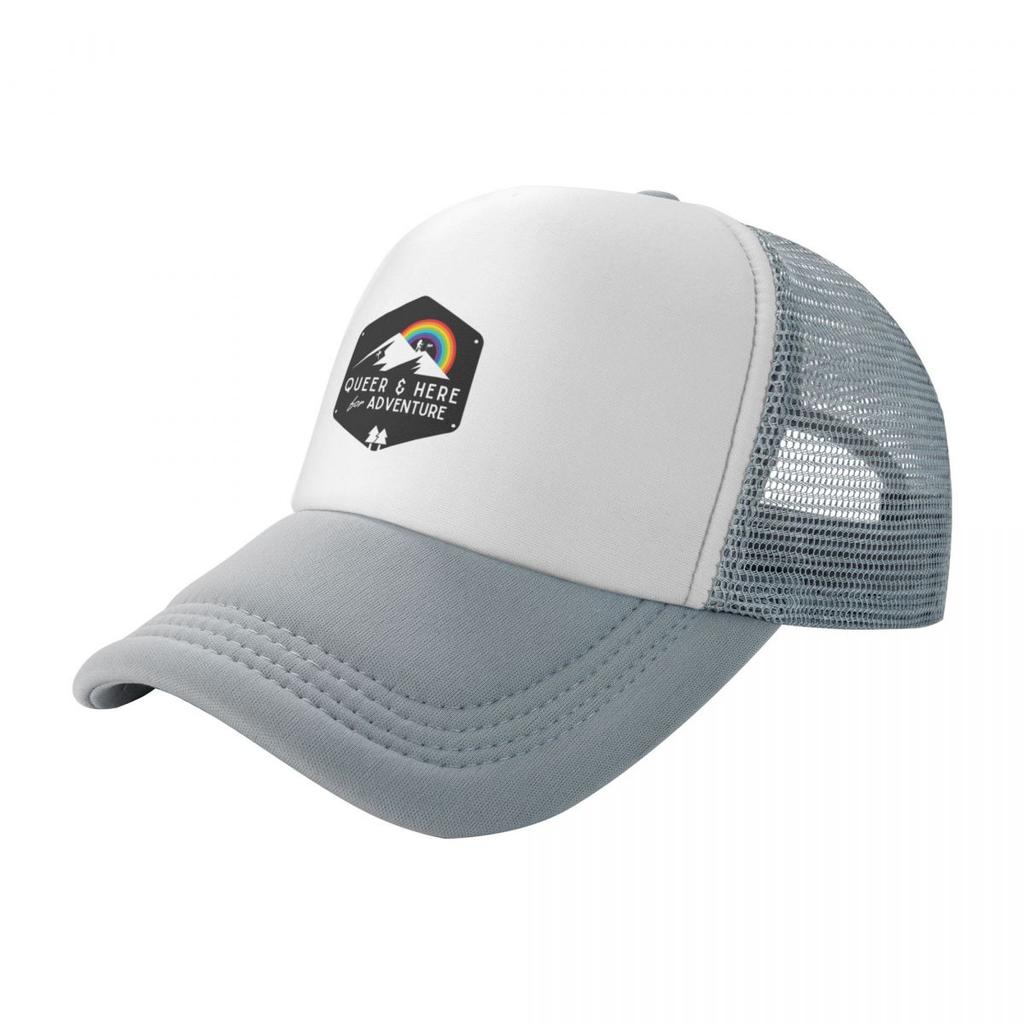 Queer Here for Adventure Baseball Cap designer cap Hat Beach summer hat Caps Women Mens