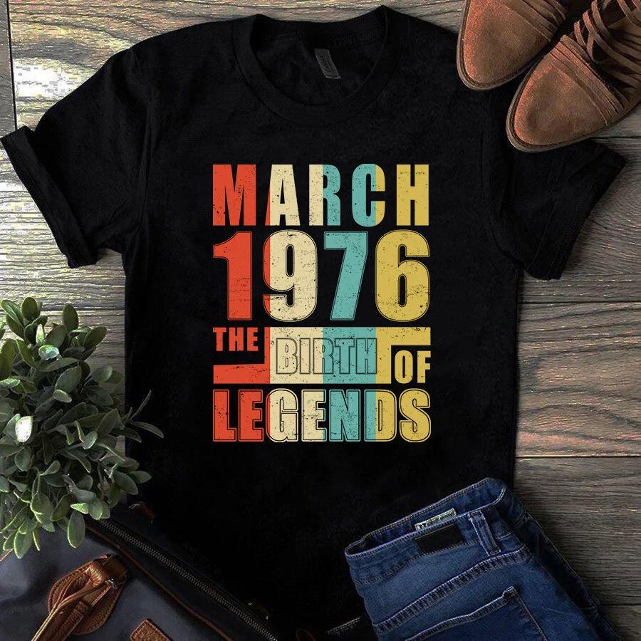 Men s and Women s T-shirts March 1976 The Birth S