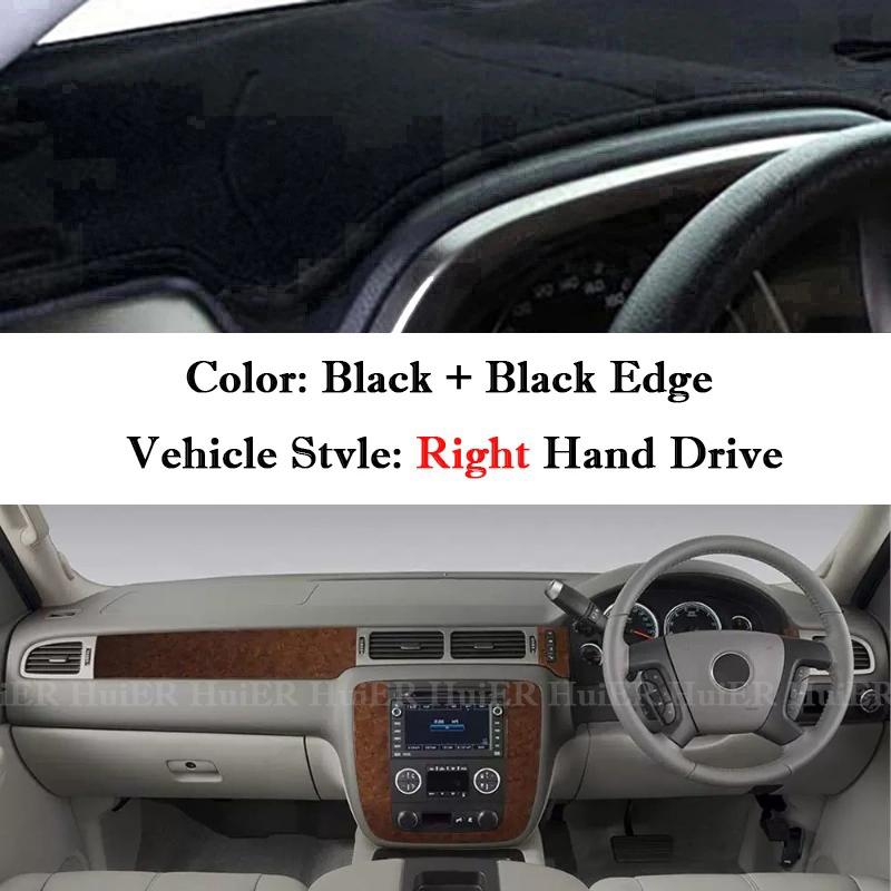 Dashboard Cover Dash Anti-Slip Protect Pad For Chevrolet Chevrolet Tahoe Suburban Avalanche Silverado GMC Yukon Sierra 2007-2014
