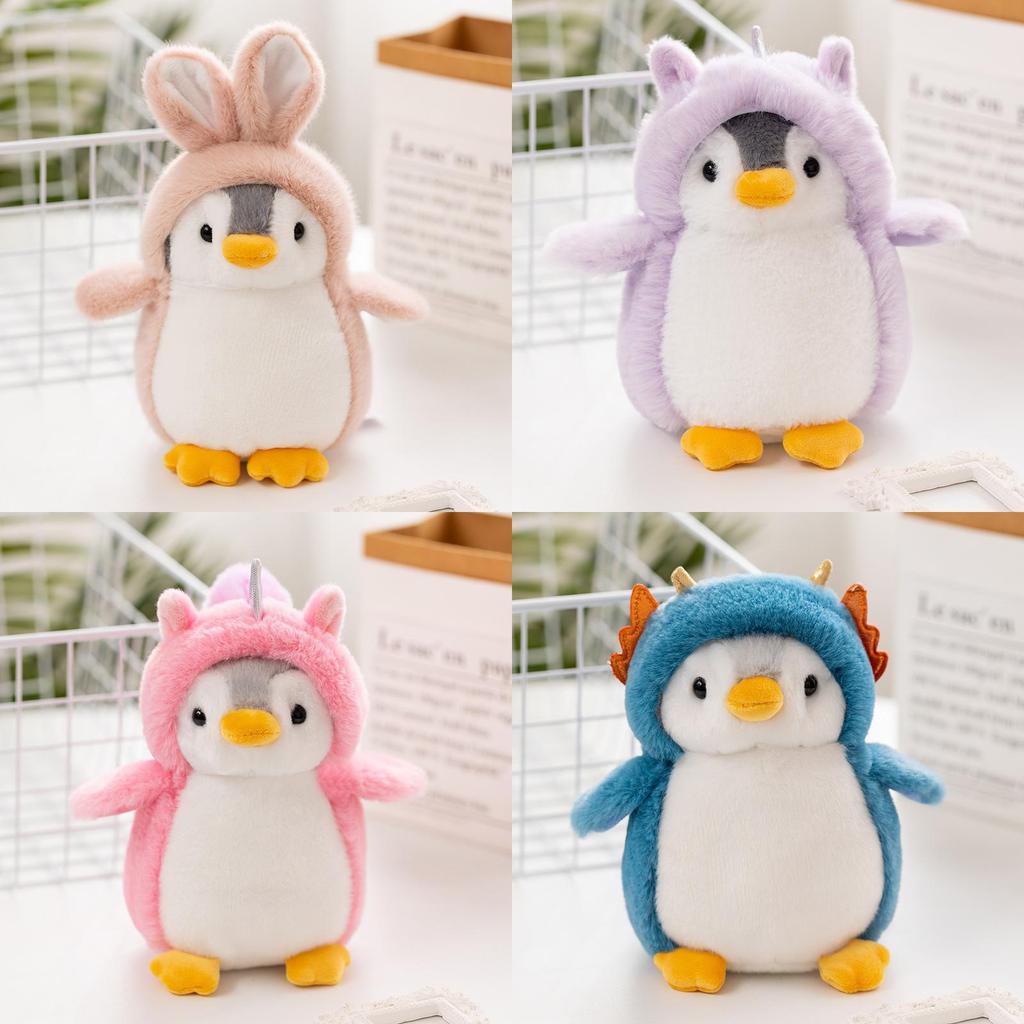Cute And Soft Stuffed Penguin Toy For Dressing Up Perfect Gift For Business Occasions New Cross-border Product Characters)