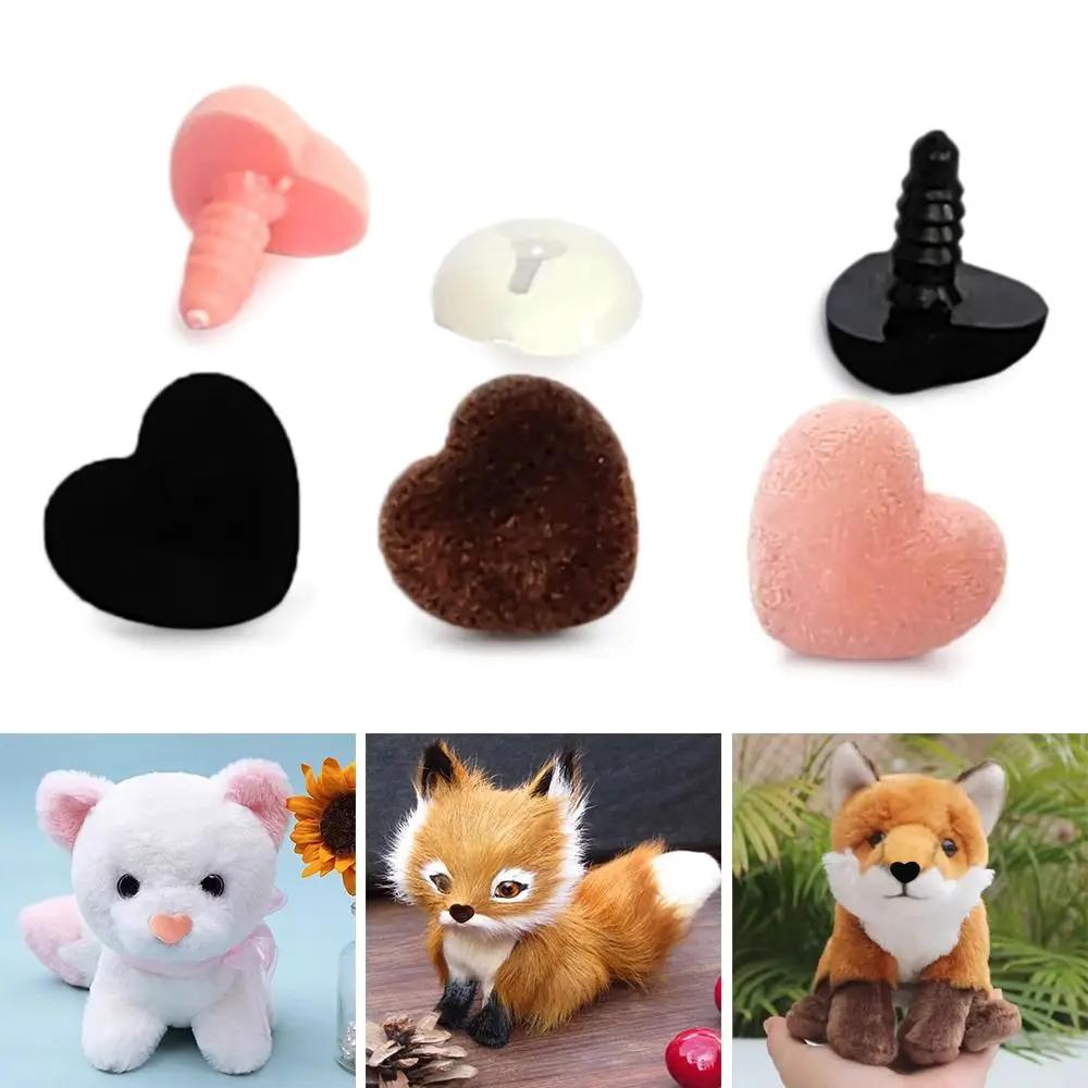 10pcs 2026 12mm 15mm 18mm Triangle Nose Bear Buttons Dolls Accessories Safety Parts DIY Tool Love Noses