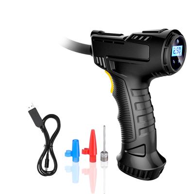 Tire Inflator Portable Car Tire Pump Digital Pressure Gauge LED Light for Car Motorcycles Pickup SUV USB Charging